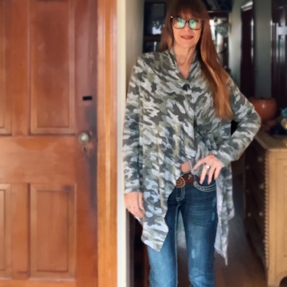 Bat Wing Asymmetrical Top - Picture 2 of 16